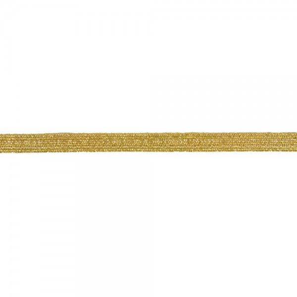 Κορδέλα μεταλιζέ χρυσή 8mm 