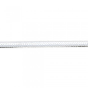 Λάστιχο στρογγυλό άσπρο 6mm