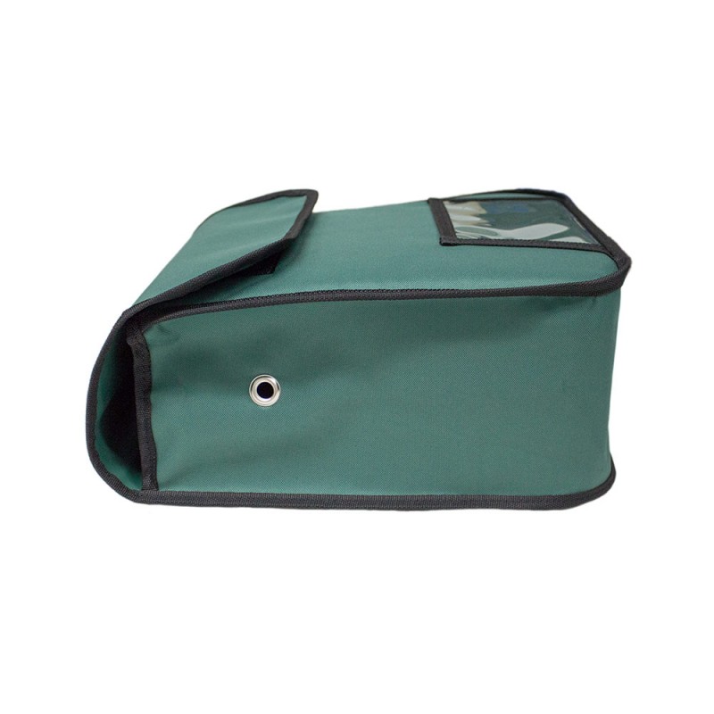 Ισοθερμική τσάντα Θερμόσακος Delivery για Μεταφορά 3 μεσαίες πίτσες σε πράσινο χρώμα