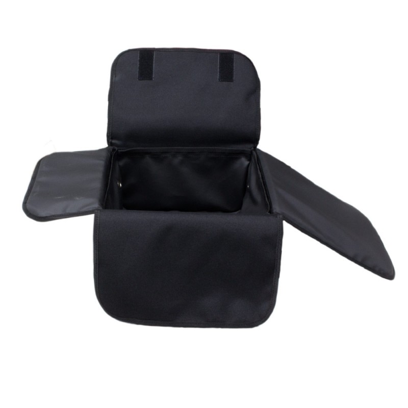 Ισοθερμική Τσάντα Delivery για Φαγητό Θερμόσακος Μεταφοράς Φαγητού 23 λίτρα σε μαύρο χρώμα