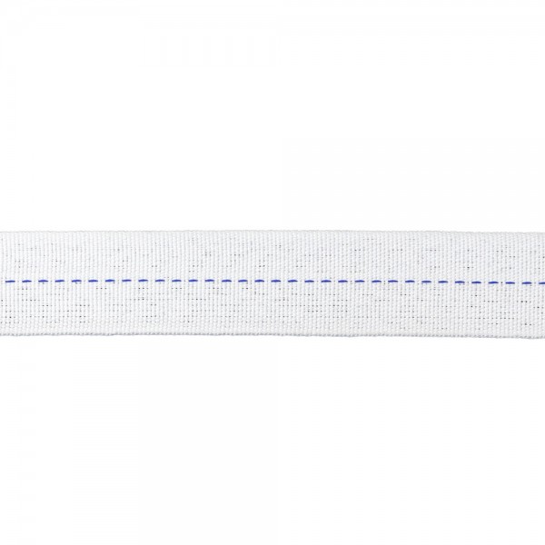 Ρέλι Ηλεκτρολόγου 25mm Λευκό με μπλε ρίγα