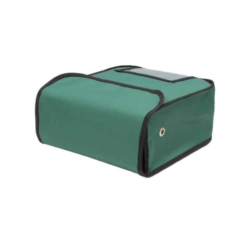 Ισοθερμική τσάντα Θερμόσακος Delivery για Μεταφορά 3 μεσαίες πίτσες σε πράσινο χρώμα