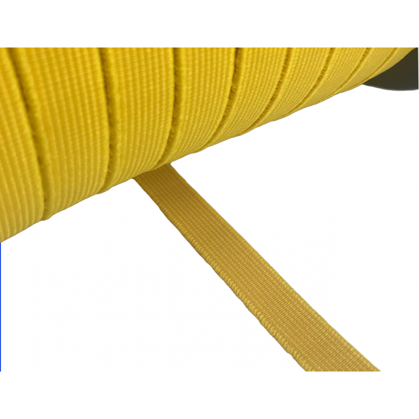 Λάστιχο καλτσοδέτα κίτρινη 15mm