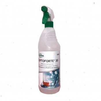 Ikochimiki Septoforte 30 Απολυμαντικό Καθαριστικό Επιφανειών εξουδετερώνει 99,99% μικρόβια Spray 1 Λίτρο