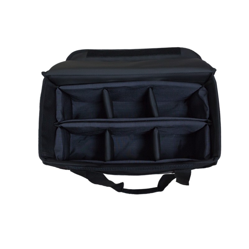 Ισοθερμική τσάντα θερμόσακος delivery για μεταφορά εως 8 + 3 ή 6 + 2 καφέ ή 20 λίτρα σε μαύρο χρώμα