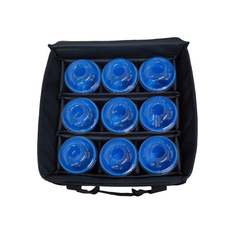 Ισοθερμική τσάντα Θερμόσακος Delivery μεταφοράς εως 9 καφέ  ή 28 λίτρα σε μαύρο χρώμα