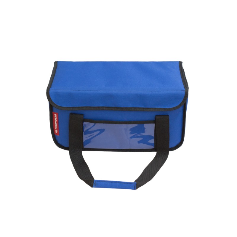 Ισοθερμική Τσάντα Delivery για Φαγητό Θερμόσακος Μεταφοράς Φαγητού 20 λίτρα σε μπλε ρουά χρώμα