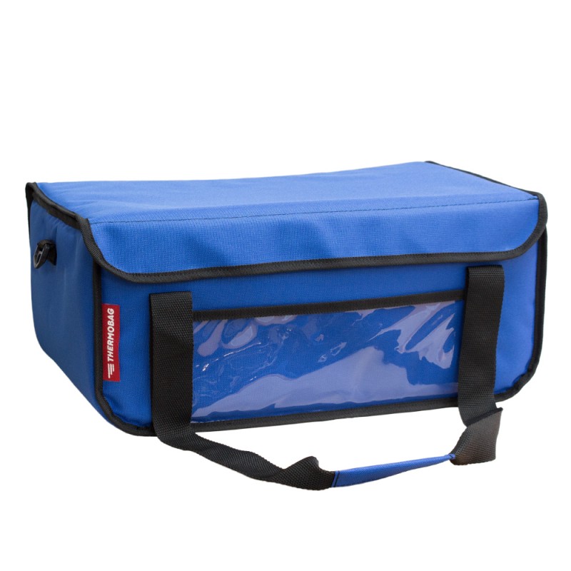 Ισοθερμική τσάντα μεταφοράς  καφέ delivery  θερμόσακος εως 11 + 2 καφέ ή 40 λίτρα σε μπλε ρουά χρώμα