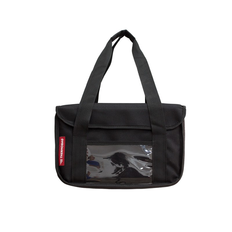 Ισοθερμική Τσάντα Delivery για Φαγητό Θερμόσακος Μεταφοράς Φαγητού 28 λίτρα σε μαύρο χρώμα