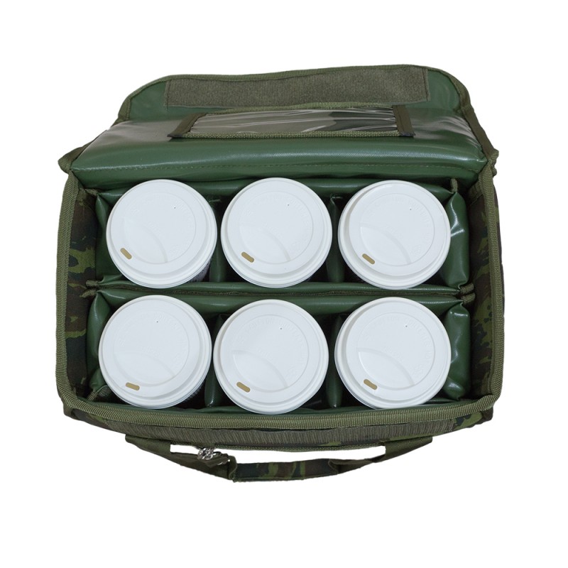 SPECIAL EDITION Ισοθερμική τσάντα delivery  μεταφοράς καφέ θερμόσακος φαγητού ή 6 καφέ παραλλαγής