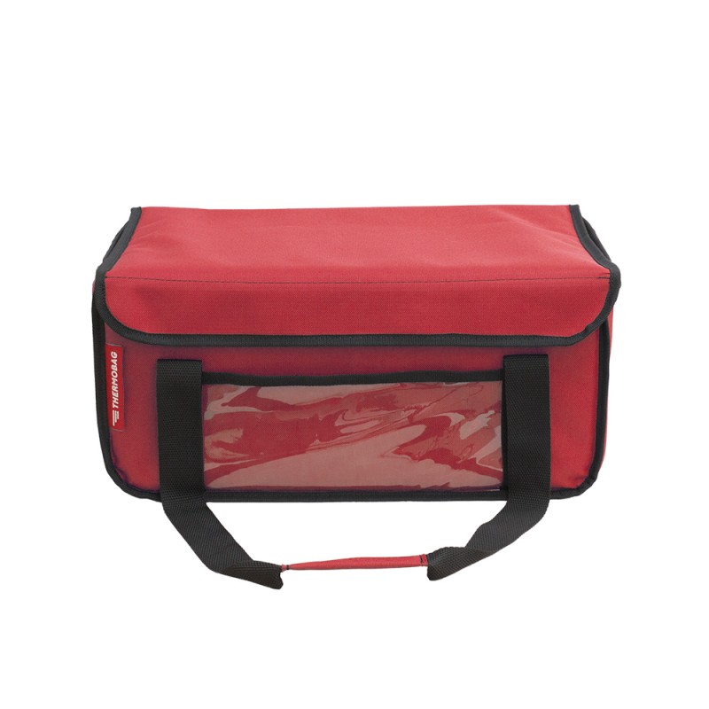 Ισοθερμική Τσάντα Delivery για φαγητό Θερμόσακος μεταφοράς για σουβλάκια 40 λίτρα σε κόκκινο χρώμα