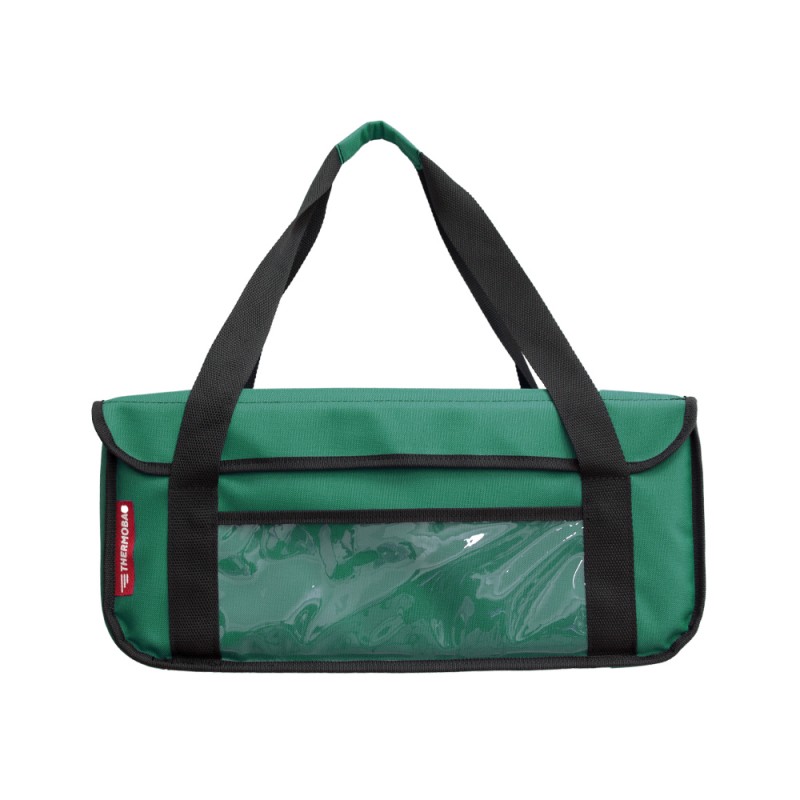 Ισοθερμική Τσάντα Delivery για φαγητό Θερμόσακος μεταφοράς για σουβλάκια 40 λίτρα σε πράσινο χρώμα